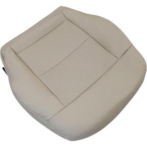 FZJDSD Tan Driver Side Bottom Microfiber Leather Seat Cover Compatible with Mercedes Benz E200 E250 E300 E350 2010 2011 2012 2013 2014 2015 2016