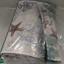 Nautical Kitchen Rug Set of 2,Ocean Themed Kitchen Decor Vintage Beach Kitchen Mat Non-Slip Washable, Farmhouse Kitchen Decor Anti Fatigue Floor Mat for Kitchen Laundry Room,17x30+17x47 Inch