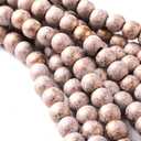 2 Pcs 18 ft Boho Christmas Tree Wood Bead Garland Vintage Natural Wooden Beads Garland Decorative Rustic Holiday Xmas Tree Country Farmhouse Christmas Decor for Indoor Home Use(Gold)