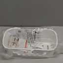 LEVERLOC Shower Caddy Suction Cup, Shower Organizer Removable Bathroom Shelf, Storage Suction Powerful Max Hold 22lbs Bathroom Caddy Waterproof Holder, White