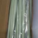 Rossesay 24 Pcs Flameless LED Taper Candles Battery Operated Candle 8.58'', 9.69'', 10.98'', 12.91'', 12.8'' Flameless Candlesticks Flickering for Halloween Christmas Church Wedding(J, Rat Tail Green)