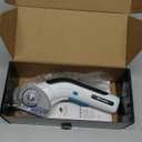 Electric Box Cutter, Cordless Electric Scissors With Safety Lock, USB Rechargeable Cardboard Cutter for Packages Leather PlasticWhite