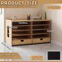 Colingmill Classroom Mailboxes Teacher Student Mailboxes Wooden,10 Slots