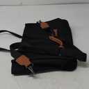 Canvas Tote Bag for Women,Women's Bags Crossbody Bags Work Laptop Tote Bag Large Handbags Purse for Travel Nurse Teacher (Canvs Demure Black With Compartments)