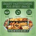 Soccer Party Supplies Set - Large Soccer Food Serving Tray, Birthday Parties and Soccer Party Decorations & Favors 25 * 19Inch