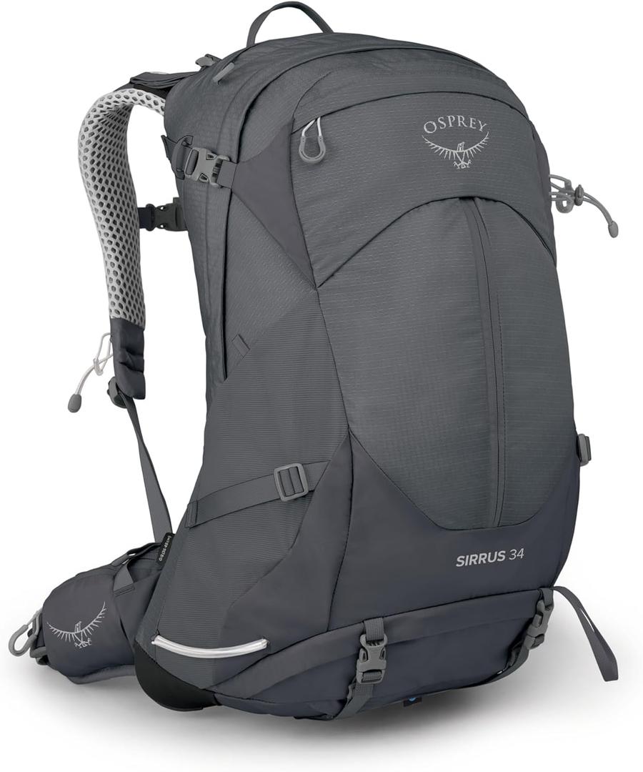 Osprey Sirrus 34L Women's Hiking Backpack, Tunnel Vision Grey