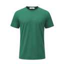 YTWS Plain Green Undershirt, Men's T Shirt, Crew Neck Short Sleeve Shirts (Green, L)