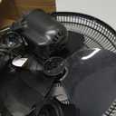EZ-Chill 16 Oscillating Pedestal Fan, 3-speed Options, 90-Degree Oscillating Head, Adjustable Height and Tilt, Powerful Air Flow, Black, MTFS-16B-BLK