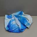 Bedwina Hopper Ball with Handle for Kids 22-inch (55cm) Bouncy Balls for Kids, Jumping Kangaroo Hippity Hop, Hopping Sit and Spin with Handle with Hand Pump, Marble Blue & White