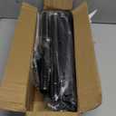 Black Long Curtain Rod Tension Shower Curtain Rods 30 to 120 inch Adjustable Spring Heavy Duty Rods for Bathroom Windows Outdoor No Drill No Slip Spliced and Telescopic Design