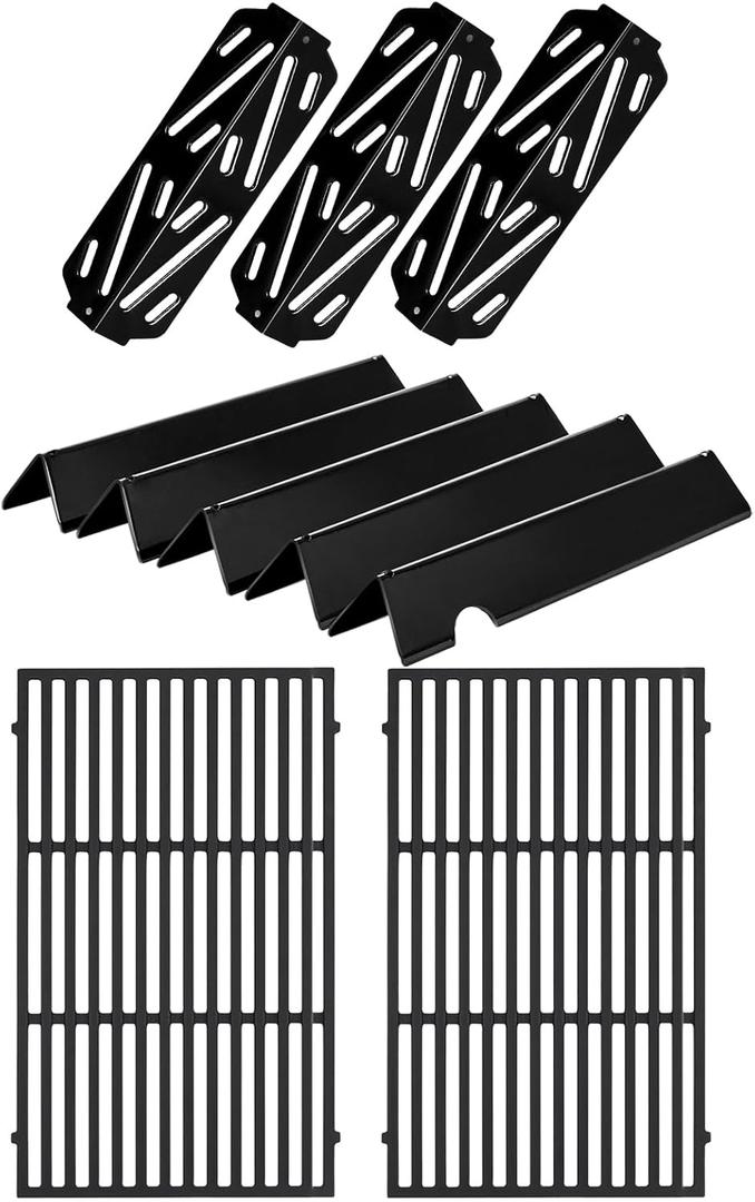 Genesis II E-310 Grill Parts Replacement for Weber Genesis II Grill Parts GS4 Genesis 2 Grill Grates II E-310 E-315 E-325S II E-315 II E325 II E-335 II S-310 Flavorizer Bars Heat Deflectors