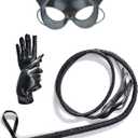 Soocat Women's Cat Half Face Mask Halloween Cat Costume Role Playing Accessories