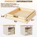 Pullout Cabinet Organizer, 23''W21''D3''H Slide Out Shelves for Kitchen Cabinets, Pull out Drawers for Kitchen Cabinets, Pantry, Bathroom, & Storage Organization