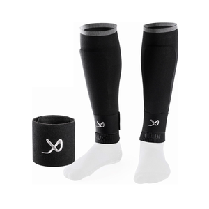 LUX Soccer Sleeves w/FREE Guard Stays for Men/Boys/Youth Compatible w/Soccer Grip Sock Small