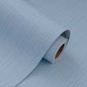 FUKU MON Grasscloth Fabric Wallpaper 24" X 394" Blue Gray Textured Thick Linen Classic Neutral Grassweave Contact Paper for Walls Cabinets Bedroom Counter Top Liners Fireplace