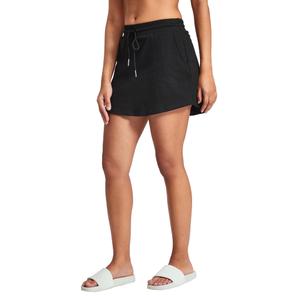 MEIVSO Women's Cotton Tennis Skort Athletic Golf Skirts Casual Skort Black XS (Black)