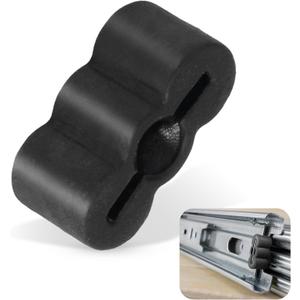 30 Pack Rubber Drawer Stopper Slide Bumper, Drawer Slides End Stoppers Replacement Parts for Kitchen Cabinets, Wardrobes, Furniture Drawers