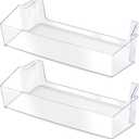 MIFLUS W11239961 W10900538 Door Bin Replacement,Refrigerator Door Shelf Compatible for WhirlPool Refrigerator Shelf Replaces 4591452 AP6333410 PS12578777 EAP12578777 Shelves 2Packs
