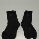 Alpaca Wool Midweight Micro Crew Socks Moisture Wicking Anti-blister Merino Hiking Breathable Cushioned Work (Medium, Classic Black)