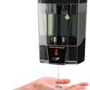 Automatic Soap Dispenser-Touchless Sensor Soap Pump, Wall-Mounted for Hospital,Airport,Kitchen,Bathroom,Hotel,Ultra-Large Capacity (600ml) (Black)