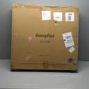 SUNNYFEEL Extra Wide 28" Low Beach Chair 5 Position Lay Flat, XL Oversized Portable Folding Camping Chairs with Cup Holder for Outdoor/Trip, Lightweight Foldable Backpack Beach Chair for Adults (Navy Blue)