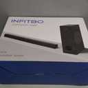 Sound Bar for Smart TV 2.1CH 190W Peak Power Soundbar with Subwoofer Detachable 2-in-1 BT 5.4 Surround Sound System 12L Deep Bass for PC Game with HD-ARC/Opt/USB/AUX Home Theater