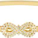 LIMHOO Women's Skinny Metal Waist Belt Elastic Thin Waist Belt for Dress Stretch Chain Belt (HY19416-Gold-S)