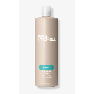 Paul Mitchell Shampoo Two, Clarifying Shampoo, Deep Cleanses + Removes Buildup, For All Hair Types, Especially Oily Hair