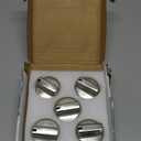 AMI PARTS WB03X24818 Gas Stove Knob Replacement for GE,100% Stainless Steel Stove Replacement Knobs PS11729081 AP5989029,Compatible with ge Stove Knob (Not Universal)