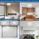 505 Bathroom Exhaust Fan, 8 Inch Fan with 200 CFM, White Vertical Discharge Ceiling Ventilation Fan, Bathroom Vent and Kitchen Exhaust Fan, Attic and Garage Ceiling Fan, Household Ventilation Fans