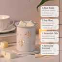 LETINE Wax Melts 2.5oz(1 Pack), Coconut Scented Wax Melts, 100% Soy Wax Melts Wax Cubes with All- Natural Strong & Non Toxic Essential Oil for Warmer, Gifts Set for Home Fragrance/Spa Aromatherapy