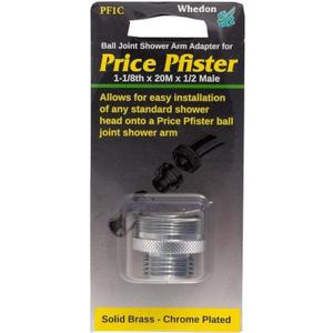 SHOWER ARM ADPTR PFISTER MfrPartNo PF1C, No Size, Chrome
