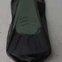 Gintenco Swim Fins, Kids Swim Training Fins for Lap Swimming, Travel Size Flippers with Mesh Bag, Silicone Swimming Fins for Kids Teens Adults Women Men (L(US Men 6-7.5/ US Women 7-8.5), GreenGrey)