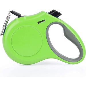 Fida Retractable Dog Leash, 16 ft Dog Walking Leash for Small Dogs up to 26lbs, Soft Grip, Tangle Free, Blue