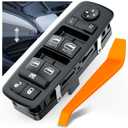 Nilight Power Master Window Switch Compatible with 2009 2010 2011 2012 Dodge Ram 1500 2500 3500 Front Left Driver Side Windows Control Replacement Set with Removal Tool