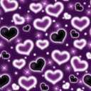 LYCGS 8x6ft Purple Heart Backdrop 90s Backdrops for Photoshoot Valentines Decor Banner Birthday Props X-90