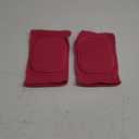 Anti slip sponge, soft and breathable men's, women's, girls', and children's red knee pads suitable for sports scenes such as volleyball, football, dance, yoga, wrestling, running, cycling, etc (Red, Medium)