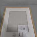 Upsimples 16x20 Picture Frame, Display Pictures 11x14 with Mat or 16 x 20 Without, Wall Hanging Poster Frame, Natural, 1 Pack