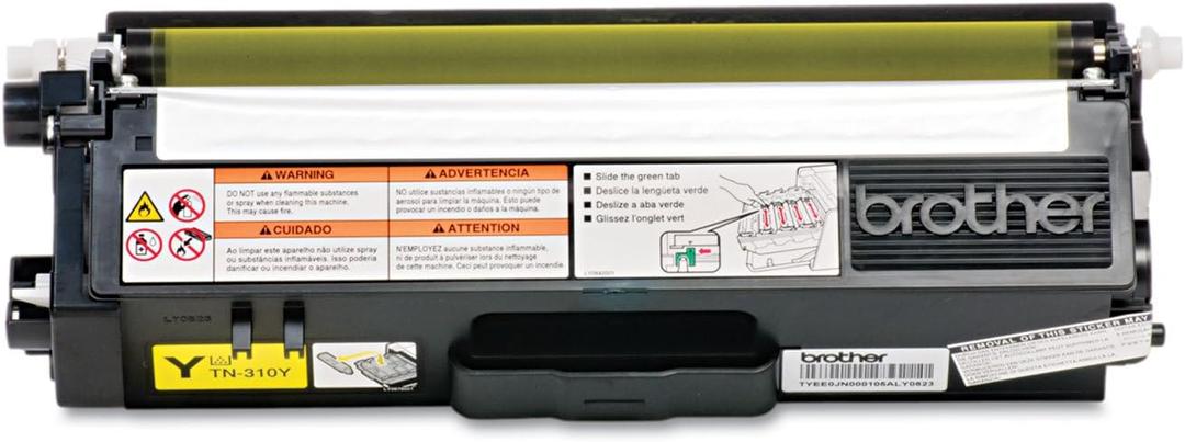 Brother Genuine TN310Y Color Laser Yellow Toner Cartridge