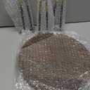 Plant Stand Indoor Outdoor, Mid Century Style Walnut Wood Color Plant Stand,Waterproof Design Modern Plant Table,Easily Assemble Come With Tools,Nice For Room Decor (M) (M(9.84"))