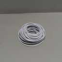 22 Gauge 2 Conductor Electrical Wire, 32.8FT White Stranded Low Voltage 22/2 Cable PVC Case, 22 AWG Tinned Copper 2 Wire Cable Extension Power for Strips LED Lamp Lighting Automotive