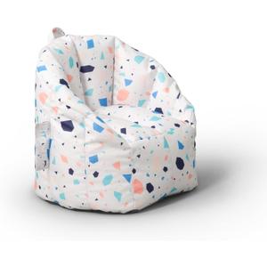 Big Joe Milano Kid's Bean Bag Chair, Dolce Terazzo Lenox, 2ft Small
