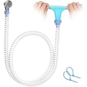 Zhongpu Reach Slip-On Bathtub Faucet Sprayer Attachment - Portable Handheld Dog Shower Adapter with 6FT Hose. No-Tools Faucet Adapter for Pet Bathing, Dog Washing & Cleaning Sink, Tub
