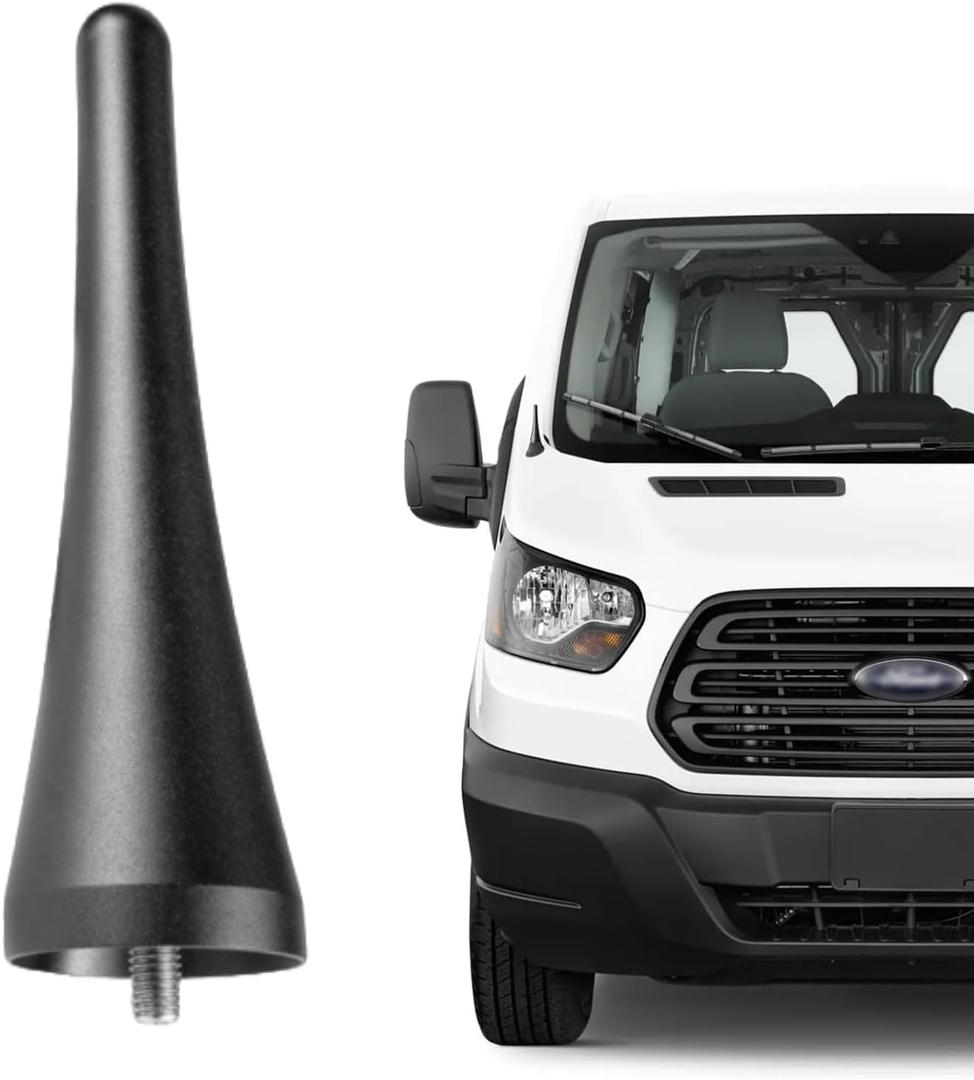 3.8 Inch Short Antenna for Ford Transit 2013-2026 Mustang 2010-2014,Ford Transit 150 250 Accessories,Short Car Video Antennas