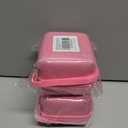 2 x MGZNMTY Carrying Case and Silicone Case for Bitzee Magicals Interactive Toy Digital Pet and Protective Skin Cover for New Bitsy Electronic Virtual Pet (Pink)