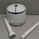 MR.SIGA Toilet Plunger with Holder, Heavy Duty Toilet Plunger and Holder Combo for Bathroom Cleaning, White