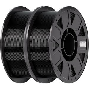 Creality Ender PETG 3D Printer Filament 1.75mm 1KG (2.2lbs), High Precision, Strong Toughness, Odorless, Better Flow, Moistureproof 3D Printing Ender PETG Filament, Black & Black