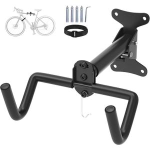 Bike Hangers - Wall & Horizontal Mount, Garage & Vertical Bike Storage with Hooks
