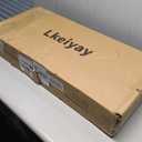 Lkeiyay Wooden 4 Cube Open Bookcase,2 Tier Mid-Century Bookshelf with Legs, Modern Storage Display Cabinet Organizer Bookshelves for Bedroom,  Living Room, Office (Grey)