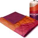 Waterproof Stadium Blanket, Soft Warm Fleece Camping Blanket Wearable Camp Blanket for Outdoor Camping, Picnic, Stadium, Sports, Beach, Car